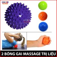 Combo 2 Bóng Massage Tay Chân - Bóng Tập Gym Yoga Nhỏ - Bóng Gai Trị Liệu Thư Giãn