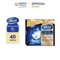 Combo 2 Bông tẩy trang Silcot đắp dưỡng miếng đôi 40 miếng/hộp