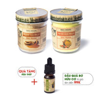 Combo 2 Bột đắp mặt nạ gồm Cam Thảo 125g và Nghệ 125g UMIHOME hữu cơ - Tặng kèm Dầu Quả Bơ 10ml