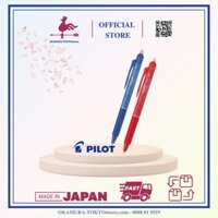 Combo 2 Bút bi tẩy xóa được Frixion Ball Clicker màu Xanh / Đỏ, Bút văn phòng Pilot ngòi 0.5mm viết êm không tạo bụi