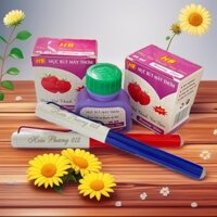 COMBO 2 bút máy Hoài Phương 12 và 2 hộp mực bút máy thơm hương dâu