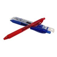 Combo 2 Bút Pentel BLN105 Xanh Dương + Đỏ (Tặng 1 Ruột Bút Xanh Dương)