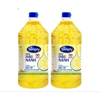 Combo 2 can dầu ăn đậu nành Simply can 2L tổng 2 can 4L