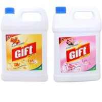 Combo 2 can lau sàn Gift can 4L (nhắn tin chọn màu, hương)