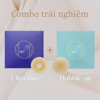 [Combo 2 Cặp] Miếng Dán Ngực Silicone Ultra Thin & Bubble Air Cao Cấp Januet