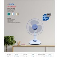 [Combo 2 cây] QUẠT BÀN B3 SENKO - B1216