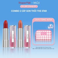 Combo 2 cây Son thỏi The Star M.O.I phiên bản giới hạn (tùy chọn màu)