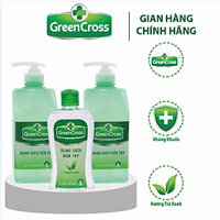 COMBO 2 CHAI 500ML NƯỚC RỬA TAY GREEN CROSS - Tặng thêm 1 Chai Nước rửa tay Green Cross 250ml Greentea