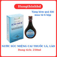 COMBO 2 CHAI BONISMOK- CAI THUỐC LÁ THẬT DỄ DÀNG HIỆU QUẢ BONISMOK