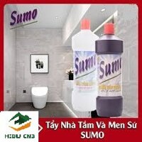 COMBO 2 CHAI CHẤT TẨY LOLET, NHÀ TẮM VÀ MEN SỨ Sumo 1000ml (giao chai màu ngẫu nhiên)