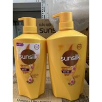 COMBO 2 CHAI DẦU GỘI 900G+XẢ 640G SUNSILK Mầu Vàng