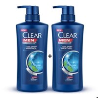 Combo 2 Chai Dầu Gội Clear Men Nhập Khẩu Thailand -450ml + 450ml - Giúp Dưỡng Tóc Chắc Khỏe