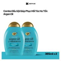Combo 2 Chai Dầu gội đầu OGX - Dung Tích 385mlx2 - Dầu Gội - Argan Oil