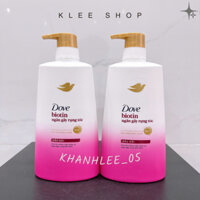 COMBO 2 Chai Dầu Gội Dove Bio-Serum Ngăn Gãy Rụng Tóc 640g/chai ( mầu hồng )