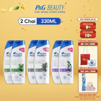 Combo 2 Chai Dầu Gội Head & Shoulders 330ML Bạc hà mùa hè/ Da đầu ngứa/ Sạch sâu