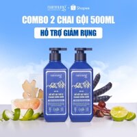 Combo 2 chai dầu gội thảo dược NAMNUNG làm sạch, hỗ trợ mọc tóc, giúp tóc chắc khỏe dung tích 500ml