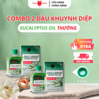 Combo 2 chai Dầu Khuynh Diệp Eagle Brand Eucaplytus Oil 30ml giữ ấm cho bé