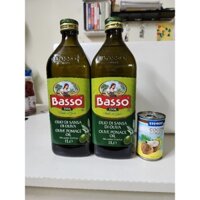 Combo 2 Chai dầu oliu nguyên chất 1lit tặng kèm 1 hộp cốt dừa 165ml