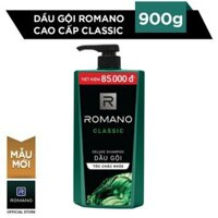 combo 2 chai  gội đầu romano 900g