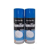 COMBO 2 CHAI KEM BỌT CẠO RÂU FAMILIAR MENTHOL 300g .