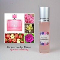 Combo 2 chai lăn 10ml - Tinh Dầu Nước Hoa Love Pink ngọt ngào