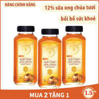 Combo 2 chai Mật ong sữa chúa HONIMORE 500g - TẶNG 1 CHAI - tốt sức khỏe, đẹp da từ 12 sữa ong chúa tươi nguyên chất