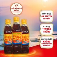 [Combo 2 chai nhựa độ đạm 40] Nước mắm Hiệp Hải 500ml rin nguyên chất truyền thống không chất bảo quản, phụ gia vị