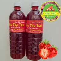 COMBO 2 CHAI NƯỚC CỐT DÂU TÂY THƠM NGON- ĐẶC SẢN ĐÀ LẠT (MỖI CHAI 1L)