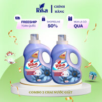 Combo 2 chai nước giặt Rika xanh