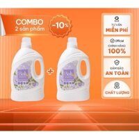 combo 2 chai nước giặt xả organic bali