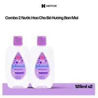 Combo 2  Chai Nước Hoa Cho Bé Johnsons Baby Cologne Hương Ban Mai Morning Dew Baby Cologne 125ml
