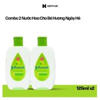 Combo 2 Chai Nước Hoa Cho Bé Johnsons Baby Cologne Hương Ngày Hè Summer Swing Baby Cologne 125ml