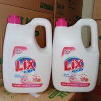 Combo 2 Chai Nước Lau sàn LIX Hương LiLy và Hoa Hồng 3.6L