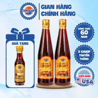 Combo 2 Chai Nước Mắm 40 Đạm Hòa Hiệp, Chai Thủy Tinh 500Ml, Tự Hào Truyền Thống Việt