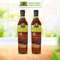 Combo 2 chai Nước Mắm Cốt Phú Quốc Quốc Vị Barona 40 độ đạm 520ml