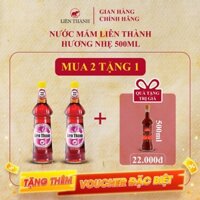 COMBO 2 CHAI NƯỚC MẮM LIÊN THÀNH NHÃN NGỌC 600ML TẶNG 1 HƯƠNG NHẸ 500ML