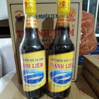 Combo 2 chai Nước mắm nhỉ cá cơm Thanh Liêm chai sành 450ml 50 độ đạm thơm ngon