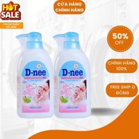 (COMBO 2 CHAI) Nước rửa bình sữa & rau quả D-nee 500ml , Nước xúc bình sữa , bình nước cho bé ..
