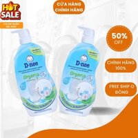 (Combo 2 Chai) Nước xúc bình sữa Dnee 600ml - Nước rửa chén An toàn cho bé .. ..