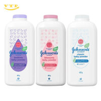 Combo 2 Chai Phấn Rôm Johnson's Baby Powder 400g Cho Bé