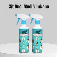 Combo 2 chai Thuốc xịt muỗi côn trùng VIM NANO mùi thơm thảo mộc tự nhiên, dễ chịu