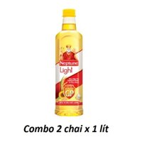 Combo 2 Chai x 1 Lít Dầu Ăn Neptune Gold Light