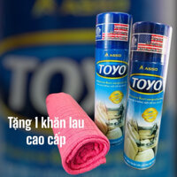 Combo 2 Chai xịt đánh bóng đồ da và gỗ Toyo 500ml