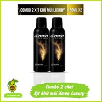 Combo 2 chai Xịt khử mùi X-Men for Boss Luxury 150ml - Bộ 2 chai xịt ngăn mùi hương nước hoa nam giảm mồ hôi nách