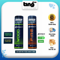 [COMBO 2 CHAI] XỊT KHỬ XMEN NƯỚC HOA TOÀN THÂN WOOD/FIRE LƯU HƯƠNG LÂU 140ML (mẫu mới)