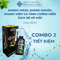 Combo 2 chai xịt mũi họng HIỂN THỦY - Xịt mũi họng chứa Nano curcumin bảo vệ hệ hô hấp toàn diện