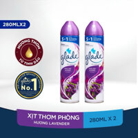 Combo 2 chai xịt phòng 280ml hương lavender
