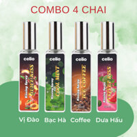 (COMBO 2 Chai) Xịt Thơm Miệng Hương Đào Hương Bạc Hà Hương Coffee Hương Dưa Hấu Dung Tích 20ml