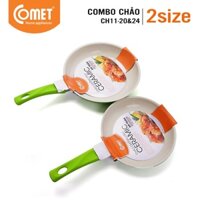 Combo 2 chảo chống dính Ceramic COMET 20cm & 24cm - CH11-20&24