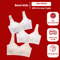 [Combo 2 chiếc] Áo Lá Áo Lót Cho Bé Gái Bami Áo Lót Học Sinh Cấp 1 Cấp 2 Cấp 3 Không Viền Thoáng Khí An Toàn Cho Da